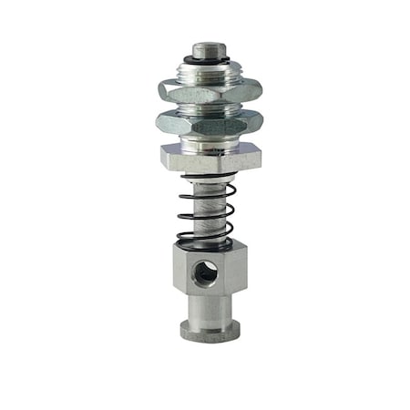 Fipa Spring leveler for direct  cup mounting, travel = 10 mm, spring open, M5-female 50.145